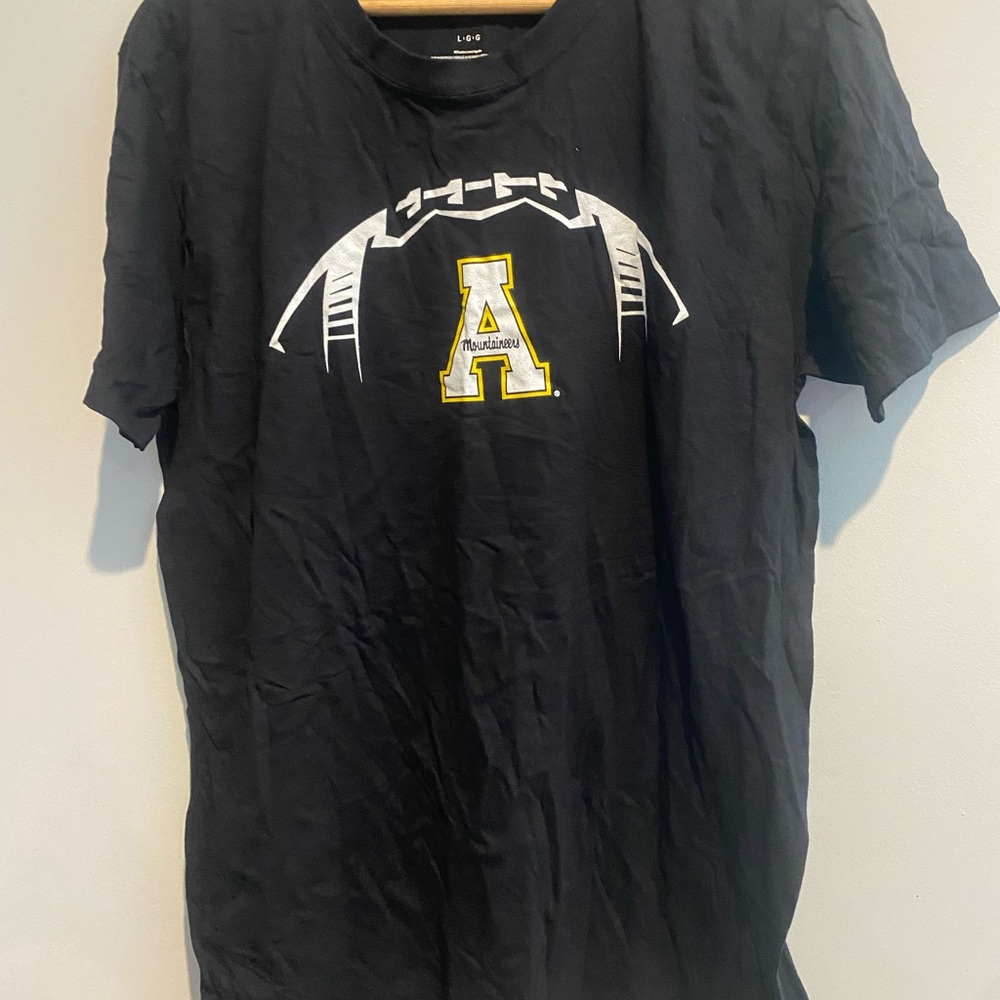 Black Appalachian State Mountaineers Graphic Tee - Unbranded